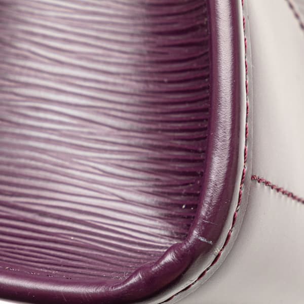 Pre-owned Louis Vuitton Epi Madeleine PM Purple