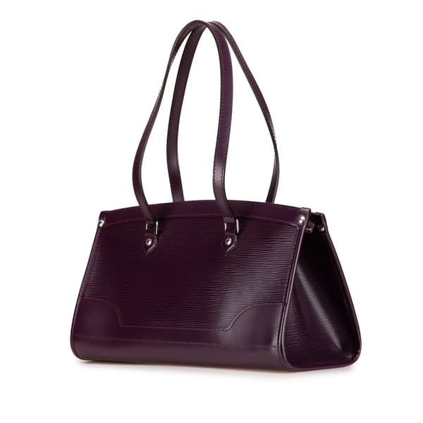 Pre-owned Louis Vuitton Epi Madeleine PM Purple