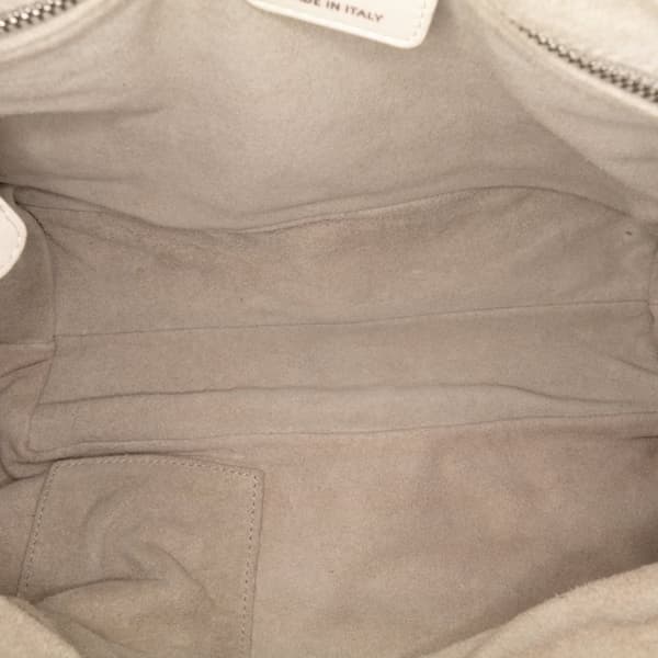 Pre-owned Dior Leather Jazz Club Shoulder Bag White