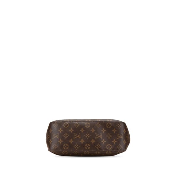 Pre-owned Louis Vuitton Monogram Looping GM Brown