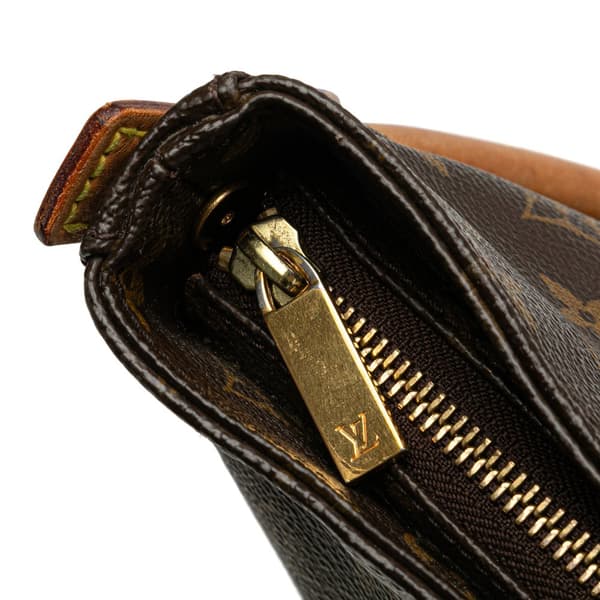 Pre-owned Louis Vuitton Monogram Looping GM Brown
