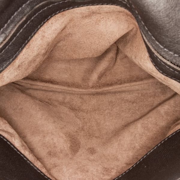 Pre-owned Bottega Veneta Nappa Intrecciato Tobu Olimpia Shoulder Bag Black