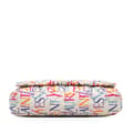 Miniatyrbild 3 av 10: Pre-owned Saint Laurent Medium Silk Carre Rive Gauche Print Patchwork Jamie Shoulder Bag White