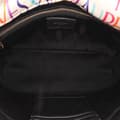 Miniatyrbild 4 av 10: Pre-owned Saint Laurent Medium Silk Carre Rive Gauche Print Patchwork Jamie Shoulder Bag White