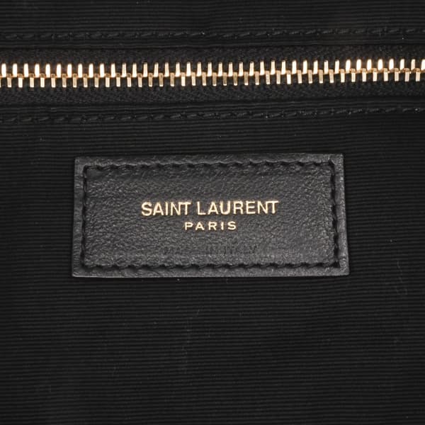 Pre-owned Saint Laurent Medium Silk Carre Rive Gauche Print Patchwork Jamie Shoulder Bag White