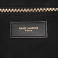 Miniatyrbild 5 av 10: Pre-owned Saint Laurent Medium Silk Carre Rive Gauche Print Patchwork Jamie Shoulder Bag White