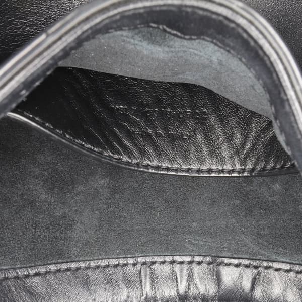 Pre-owned Saint Laurent Mini Calfskin Le 5 a 7 Bag Black