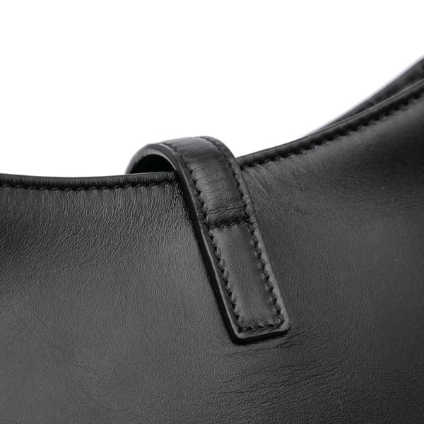 Pre-owned Saint Laurent Mini Calfskin Le 5 a 7 Bag Black