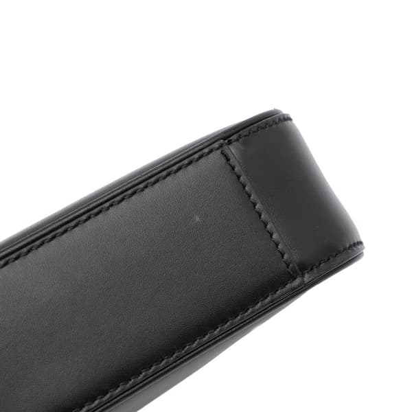 Pre-owned Saint Laurent Mini Calfskin Le 5 a 7 Bag Black