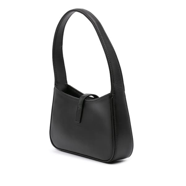 Pre-owned Saint Laurent Mini Calfskin Le 5 a 7 Bag Black