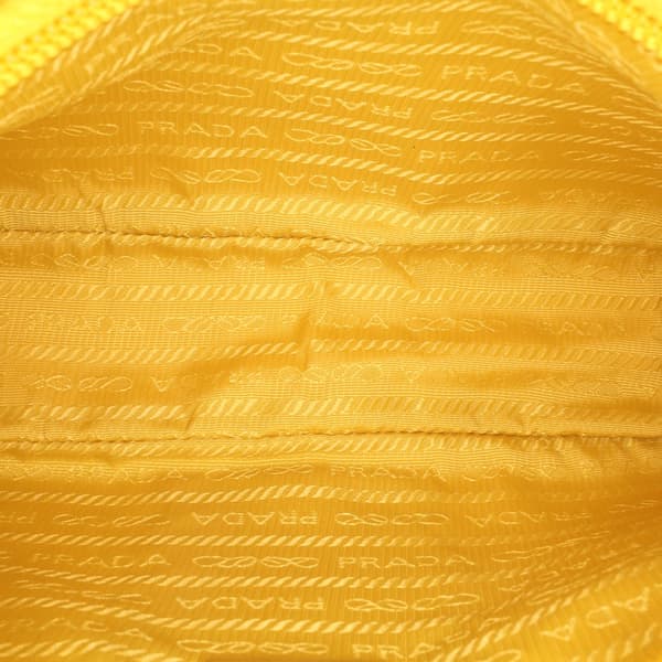 Pre-owned Prada Mini Tessuto Re-Edition 2000 Shoulder Bag Yellow
