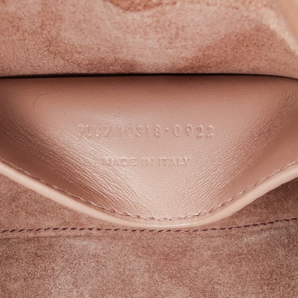 Pre-owned Saint Laurent Mini Calfskin Le 5 a 7 Shoulder Bag Brown