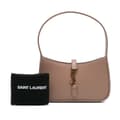 Miniatyrbillede 10 af 10: Pre-owned Saint Laurent Mini Calfskin Le 5 a 7 Shoulder Bag Brown