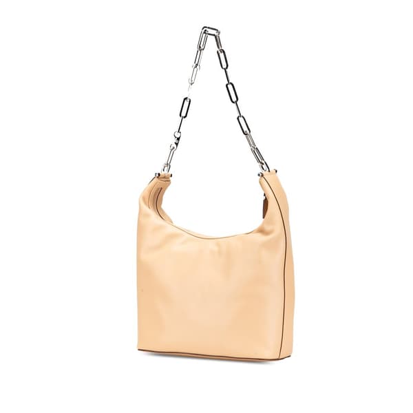 Pre-owned Gucci Leather Chain Shoulder Bag Brown