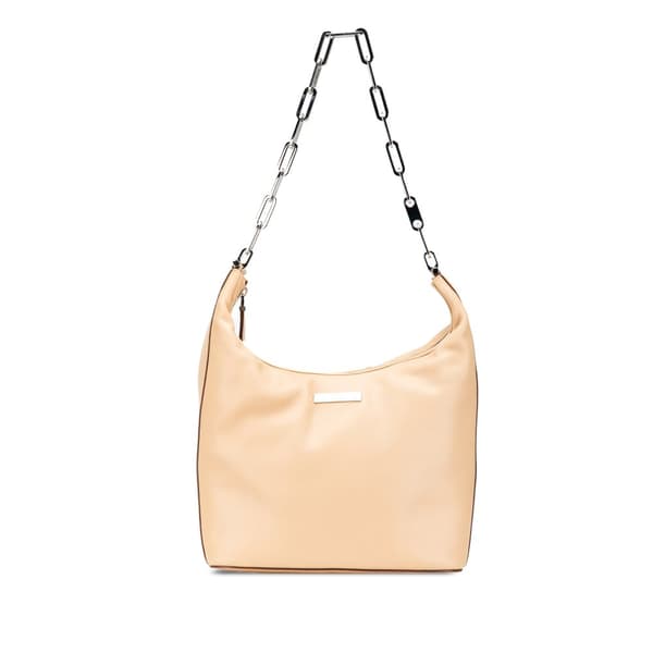 Pre-owned Gucci Leather Chain Shoulder Bag Brown