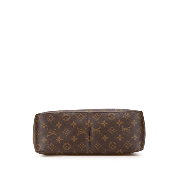 Pre-owned Louis Vuitton Monogram Looping GM Brown