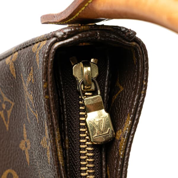 Pre-owned Louis Vuitton Monogram Looping GM Brown