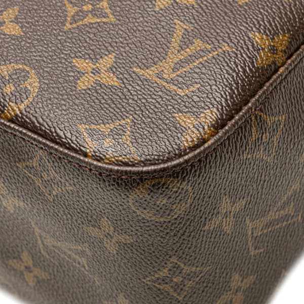 Pre-owned Louis Vuitton Monogram Looping GM Brown