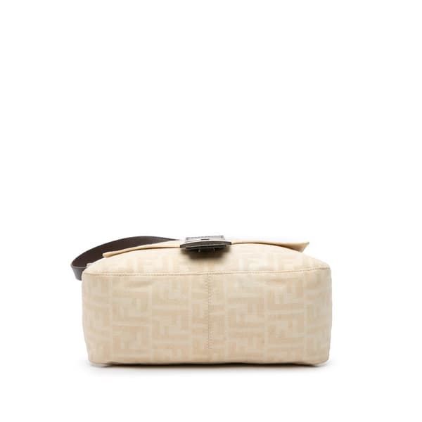 Pre-owned Fendi Zucca Canvas Mamma Forever Brown