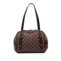 Miniatyrbilde 1 av 10: Pre-owned Louis Vuitton Damier Ebene Rivington PM Brown