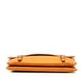 Miniatyrbild 3 av 10: Pre-owned Bottega Veneta Nappa Intrecciato Flap Shoulder Bag Orange