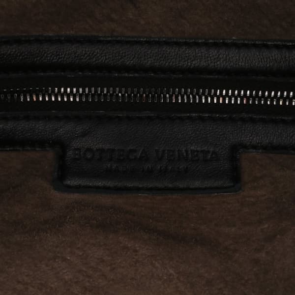 Pre-owned Bottega Veneta Nappa Intrecciato Montaigne Shoulder Bag Black