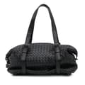 Miniatyrbillede 2 af 10: Pre-owned Bottega Veneta Nappa Intrecciato Montaigne Shoulder Bag Black