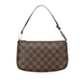 Miniatyrbild 1 av 10: Pre-owned Louis Vuitton Damier Ebene Pochette Accessoires Brown