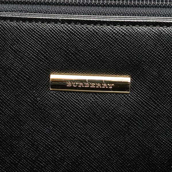 Pre-owned Burberry Leather Shoulder Bag Black