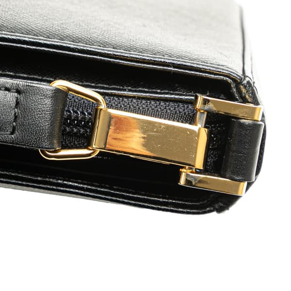 Pre-owned Burberry Leather Shoulder Bag Black