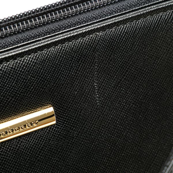 Pre-owned Burberry Leather Shoulder Bag Black