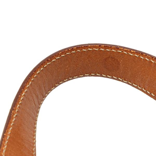 Pre-owned Celine Macadam Coated Canvas Shoulder Bag Brown