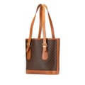 Miniatyrbillede 2 af 10: Pre-owned Celine Macadam Coated Canvas Shoulder Bag Brown