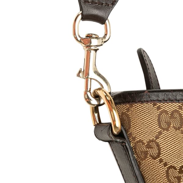 Pre-owned Gucci GG Canvas Shoulder Bag Brown
