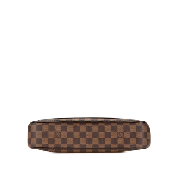 Pre-owned Louis Vuitton Damier Ebene Aubagne Brown