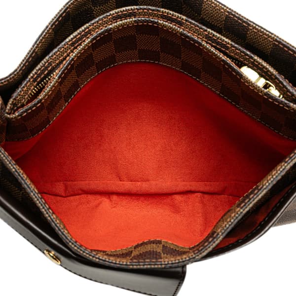 Pre-owned Louis Vuitton Damier Ebene Aubagne Brown