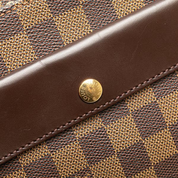 Pre-owned Louis Vuitton Damier Ebene Aubagne Brown