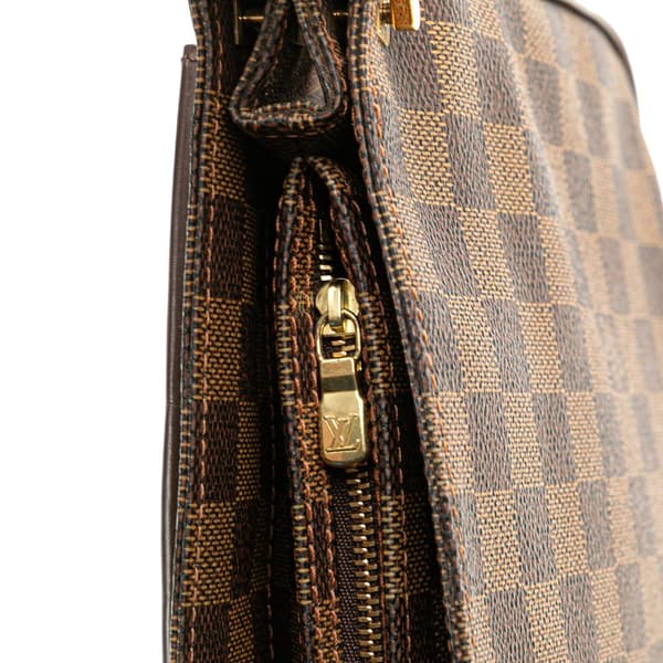 Pre-owned Louis Vuitton Damier Ebene Aubagne Brown