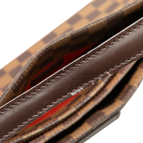 Pre-owned Louis Vuitton Damier Ebene Aubagne Brown