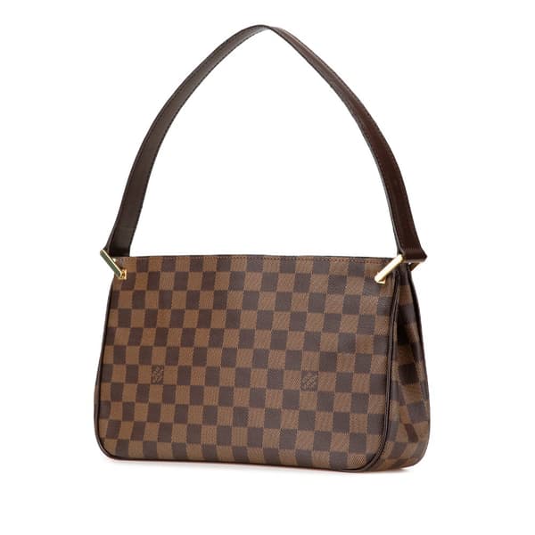 Pre-owned Louis Vuitton Damier Ebene Aubagne Brown