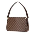 Miniatyrbild 2 av 10: Pre-owned Louis Vuitton Damier Ebene Aubagne Brown
