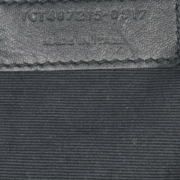 Pre-owned Saint Laurent Large Leather Monogram Matelasse LouLou Shoulder Bag Gray