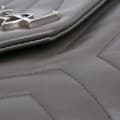 Pikkukuva 9 / 10: Pre-owned Saint Laurent Large Leather Monogram Matelasse LouLou Shoulder Bag Gray