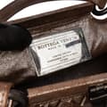 Miniatyrbillede 5 af 10: Pre-owned Bottega Veneta Limited Edition Intrecciato Frame Shoulder Bag Brown