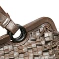 Miniatyrbillede 8 af 10: Pre-owned Bottega Veneta Limited Edition Intrecciato Frame Shoulder Bag Brown