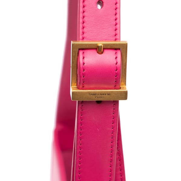 Pre-owned Saint Laurent Leather Le 5 a 7 Shoulder Bag Pink