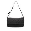 Pikkukuva 1 / 10: Pre-owned Fendi Zucca Canvas Flap Shoulder Bag Black