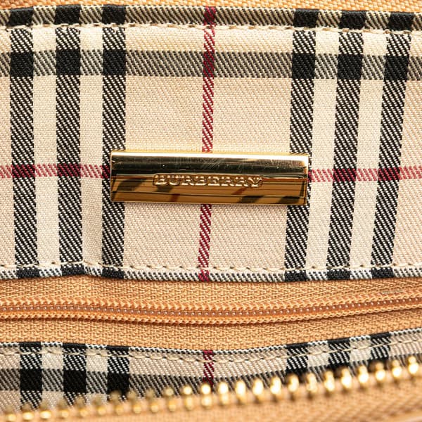 Pre-owned Burberry Leather Shoulder Bag Brown