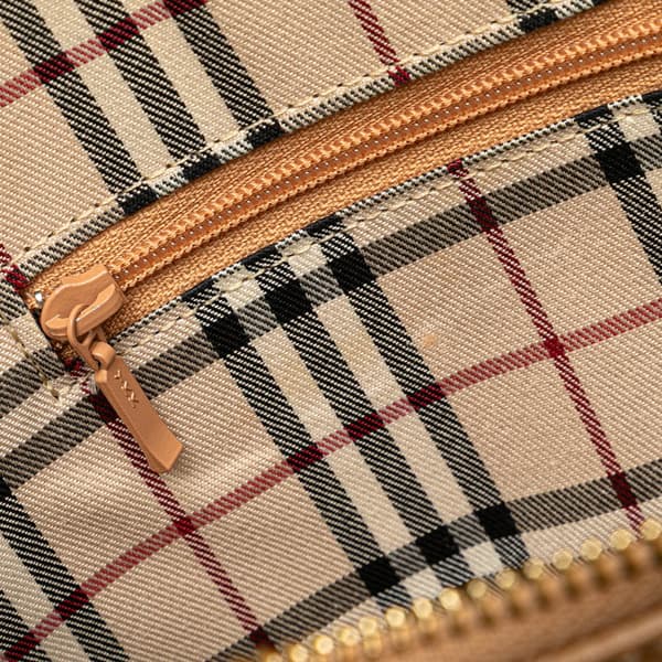 Pre-owned Burberry Leather Shoulder Bag Brown