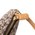 Miniatyrbild 8 av 10: Pre-owned Dior Mini Diorissimo Canvas Saddle Pochette Brown
